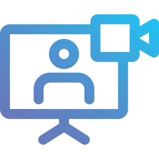 Video conference Generic Gradient icon
