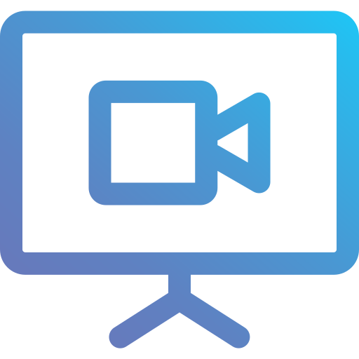 Video streaming Generic Gradient icon