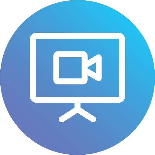 video streamen Generic Flat Gradient icoon