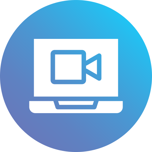 video streaming Generic Flat Gradient icona