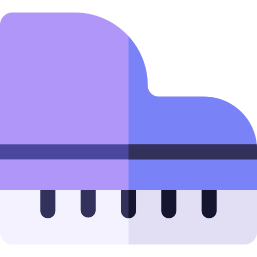 그랜드 피아노 Basic Rounded Flat icon