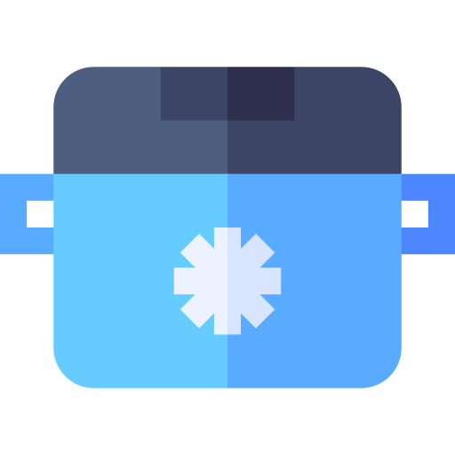 przenośna lodówka Basic Straight Flat ikona