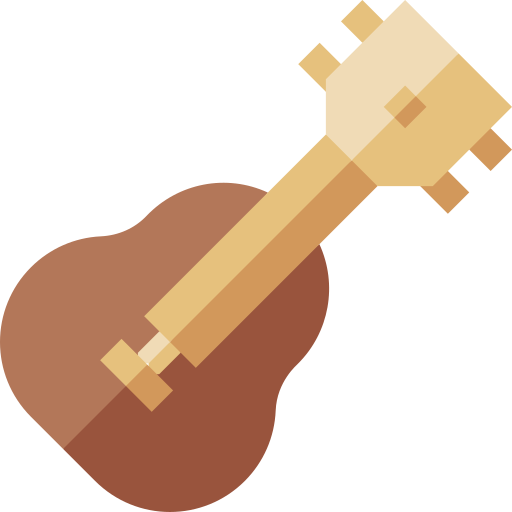 gitarre Basic Straight Flat icon