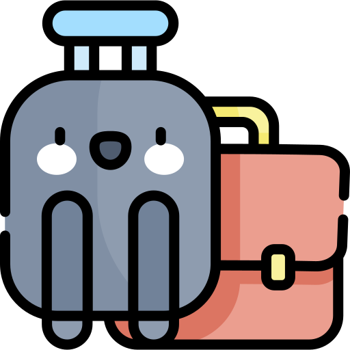 Travelling Kawaii Lineal color icon