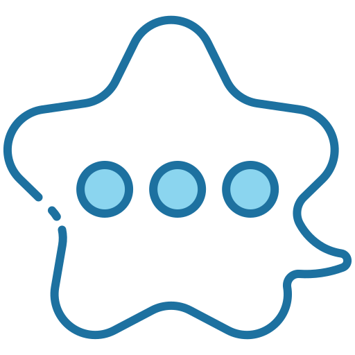 globo de diálogo Generic Blue icono