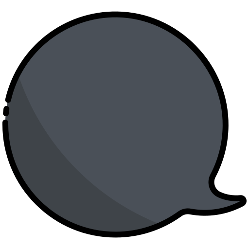 Speech bubble Generic Outline Color icon