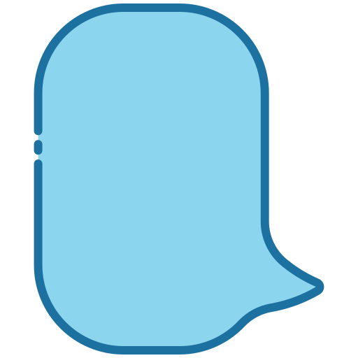 sprechblase Generic Blue icon