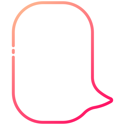 Speech bubble Generic Gradient icon