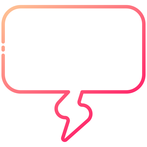 Speech bubble Generic Gradient icon