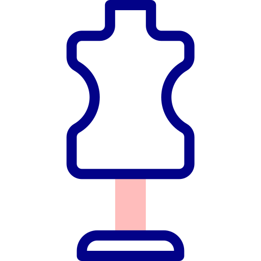 manekin Detailed Mixed Lineal color ikona