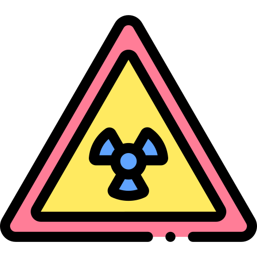 警告 Detailed Rounded Lineal color icon