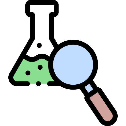 investigación Detailed Rounded Lineal color icono