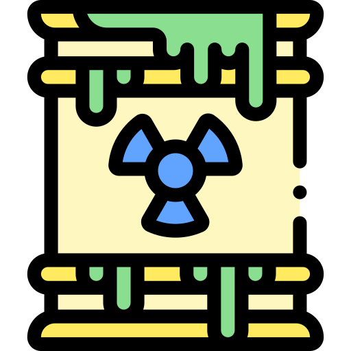 Toxic Detailed Rounded Lineal color icon