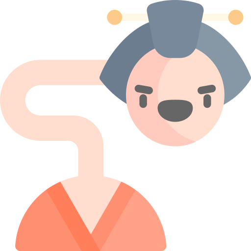 rokurokubi Kawaii Flat icono