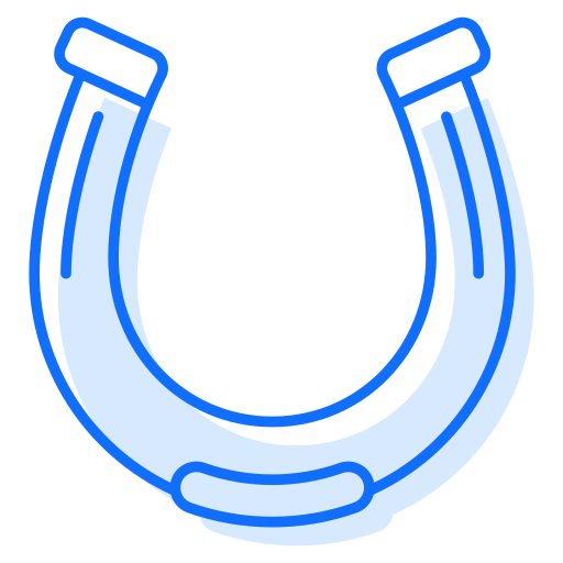 Horseshoe Generic Blue icon