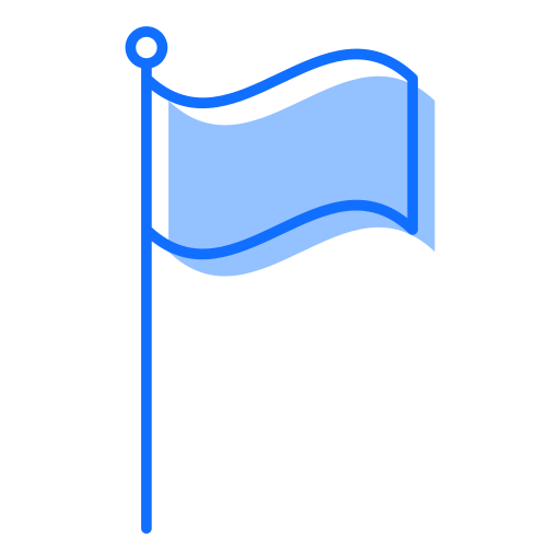 bandeira Generic Blue Ícone