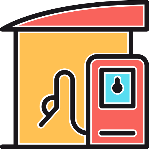 ガソリンスタンド Generic Color Omission icon