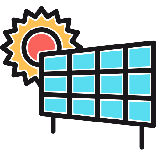 ソーラーパネル Generic Color Omission icon
