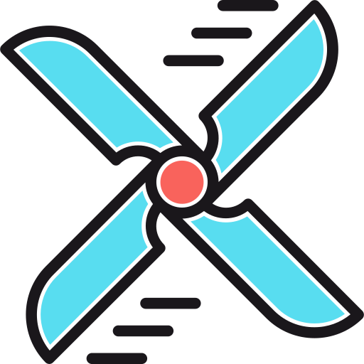 Wind power Generic Color Omission icon