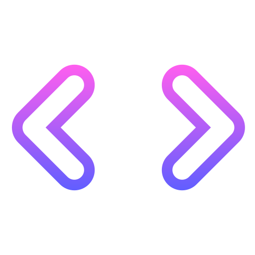 Right and left Generic Gradient icon