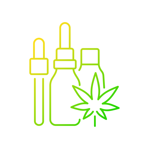 cannabis olie Generic Gradient icoon
