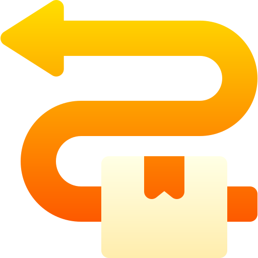 Route Basic Gradient Gradient icon