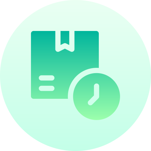 Package Basic Gradient Circular icon