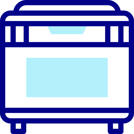Portable fridge Detailed Mixed Lineal color icon
