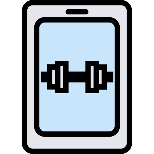 Fitness app Generic Outline Color icon