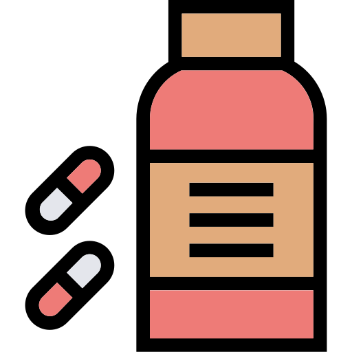 Supplements Generic Outline Color icon