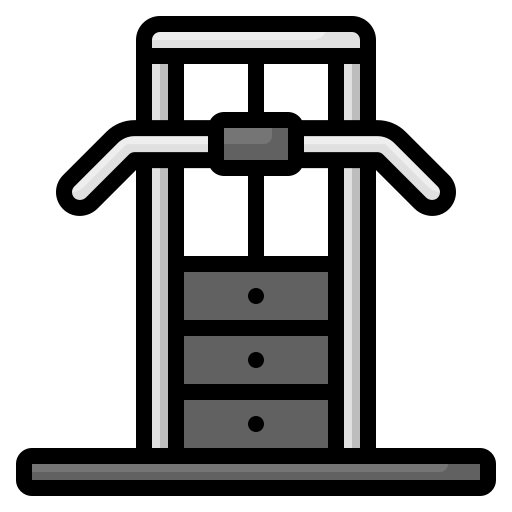 Lat pulldown Generic Outline Color icon