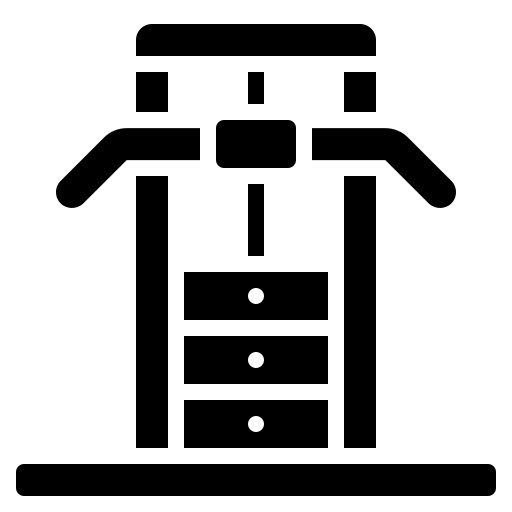 Lat pulldown Generic Glyph icon