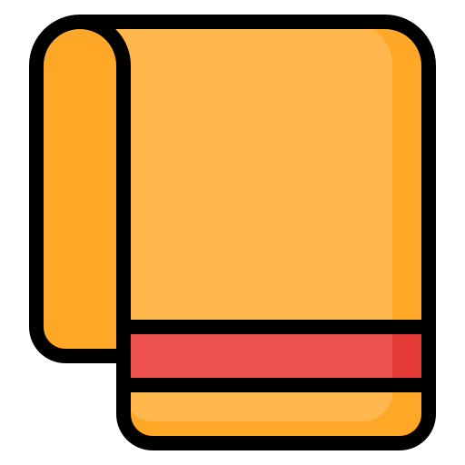 Towel Generic Outline Color icon