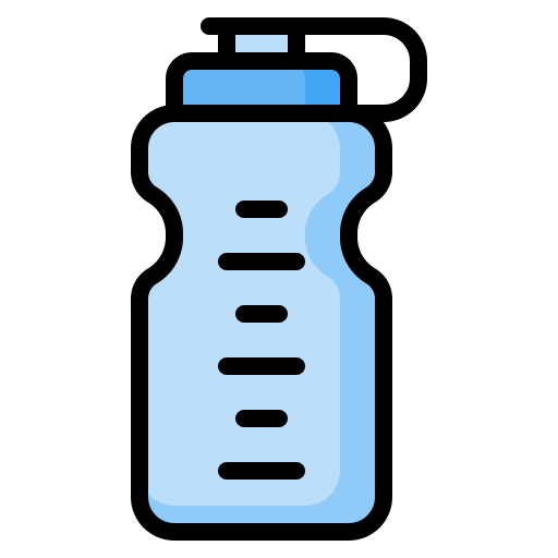 butelka sportowa Generic Outline Color ikona