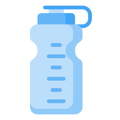 botella deportiva Generic Flat icono