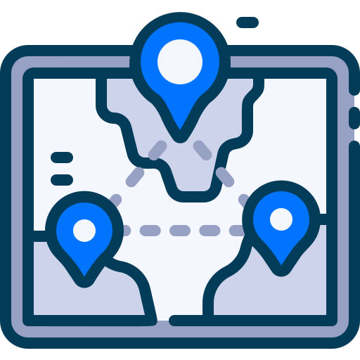posizione sulla mappa Generic Blue icona