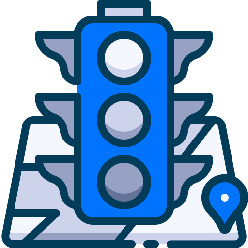 교통 Generic Blue icon