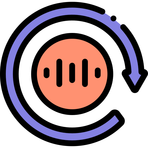 Loop Detailed Rounded Lineal color icon