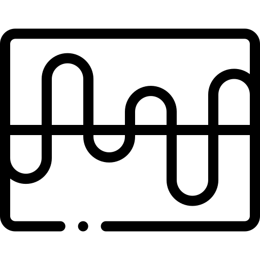 frequentie Detailed Rounded Lineal icoon