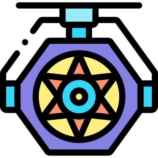 kaleidoskop Detailed Rounded Lineal color icon