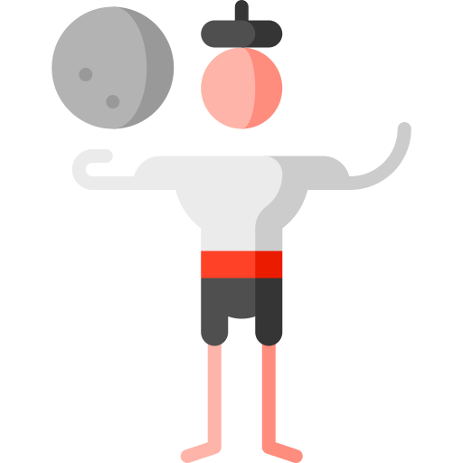 Strength Puppet Characters Flat icon