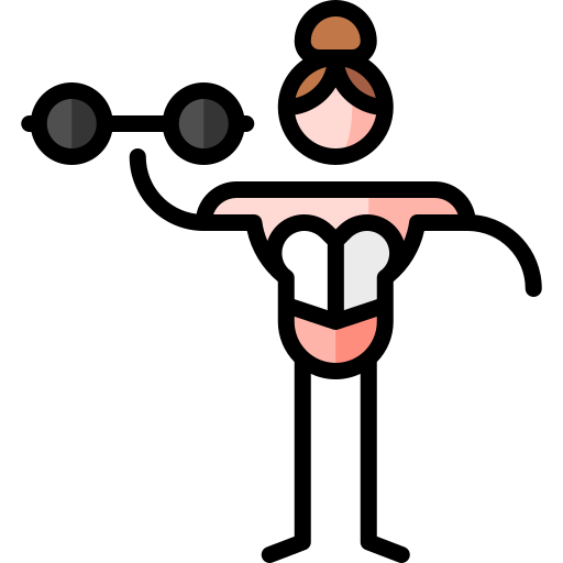 Гантель Puppet Characters Lineal Color иконка