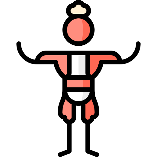強さ Puppet Characters Lineal Color icon