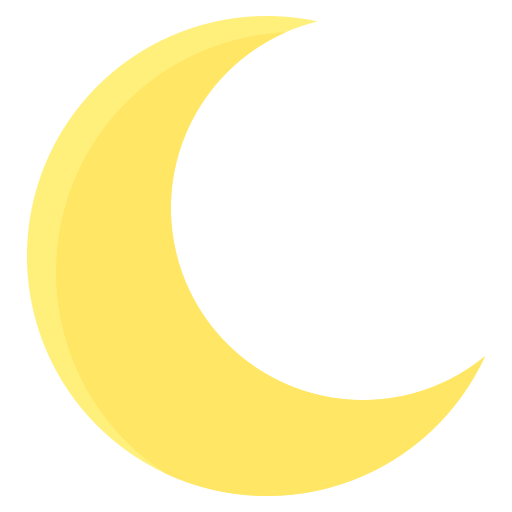 Moon phase Generic Flat icon