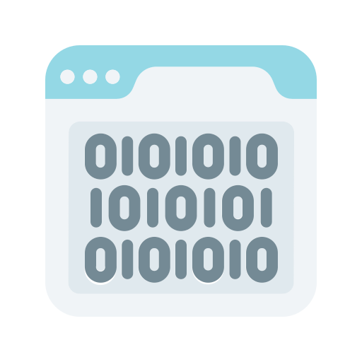 código binario Generic Flat icono