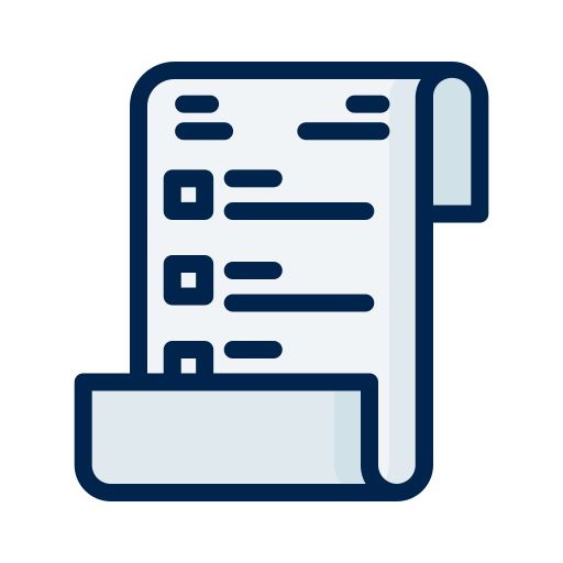 Paper list Generic Outline Color icon