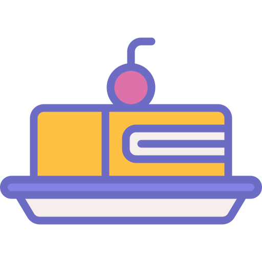 ケーキ Generic Outline Color icon