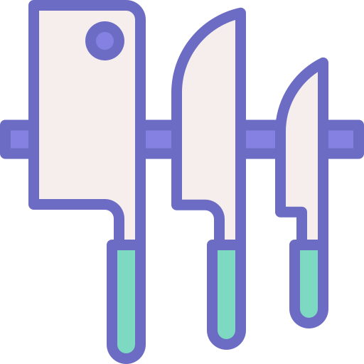 cuchillo Generic Outline Color icono