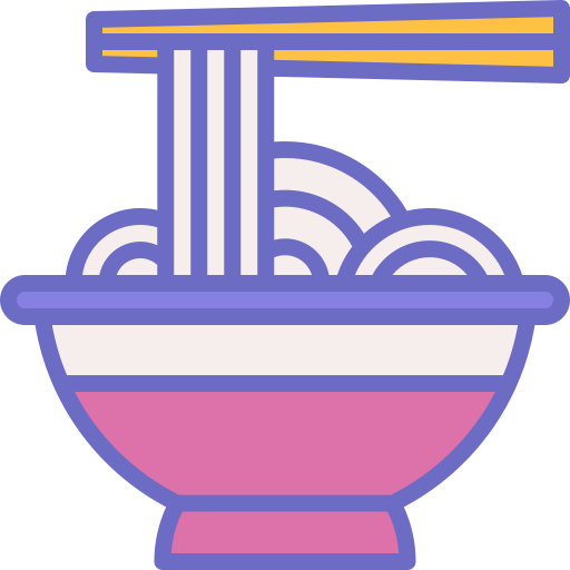 Noodle Generic Outline Color icon