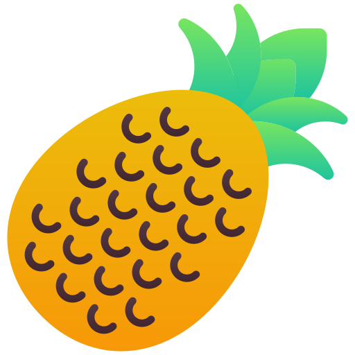 ananas Generic Flat Gradient icoon